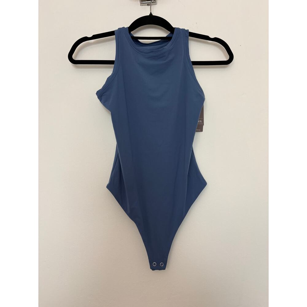Target Dark Blue Sleeveless Tank Bodysuit Size M NWT